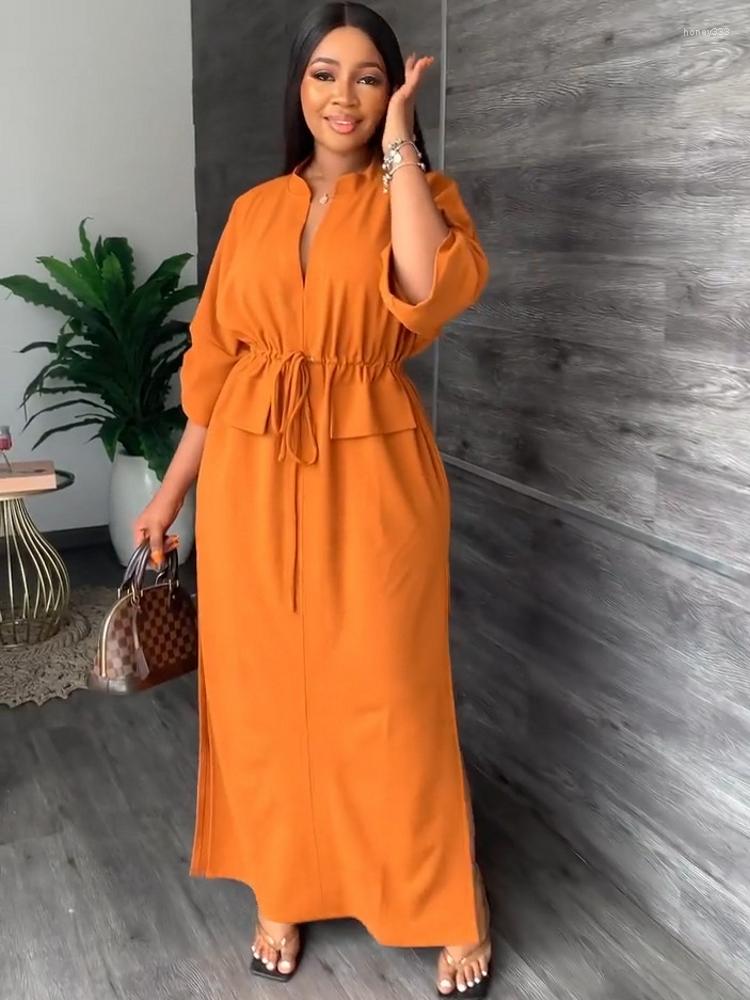 Casual Dresses Elegant African For Women 2023 Dashiki Autumn Winter Maxi Dress Ladies Traditional Clothing Fairy Dreaes, Black 
Casual Dresses Elegant African For Women 2023 Dashiki Autumn Winter Maxi Dress Ladies Traditional Clothing Fairy Dreaes, Black