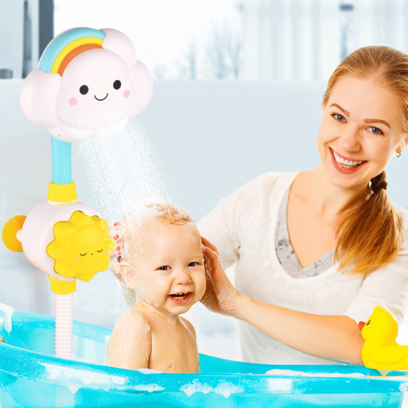 Bath Toys Children's Bath Water Spray Sunflower Shower Summer Rainbow Cloud Shower Baby Bathroom Water Toys Pool Toys Kids Toys 230316
Bath Toys Children's Bath Water Spray Sunflower Shower Summer Rainbow Cloud Shower Baby Bathroom Water Toys Pool Toys Kids Toys 230316