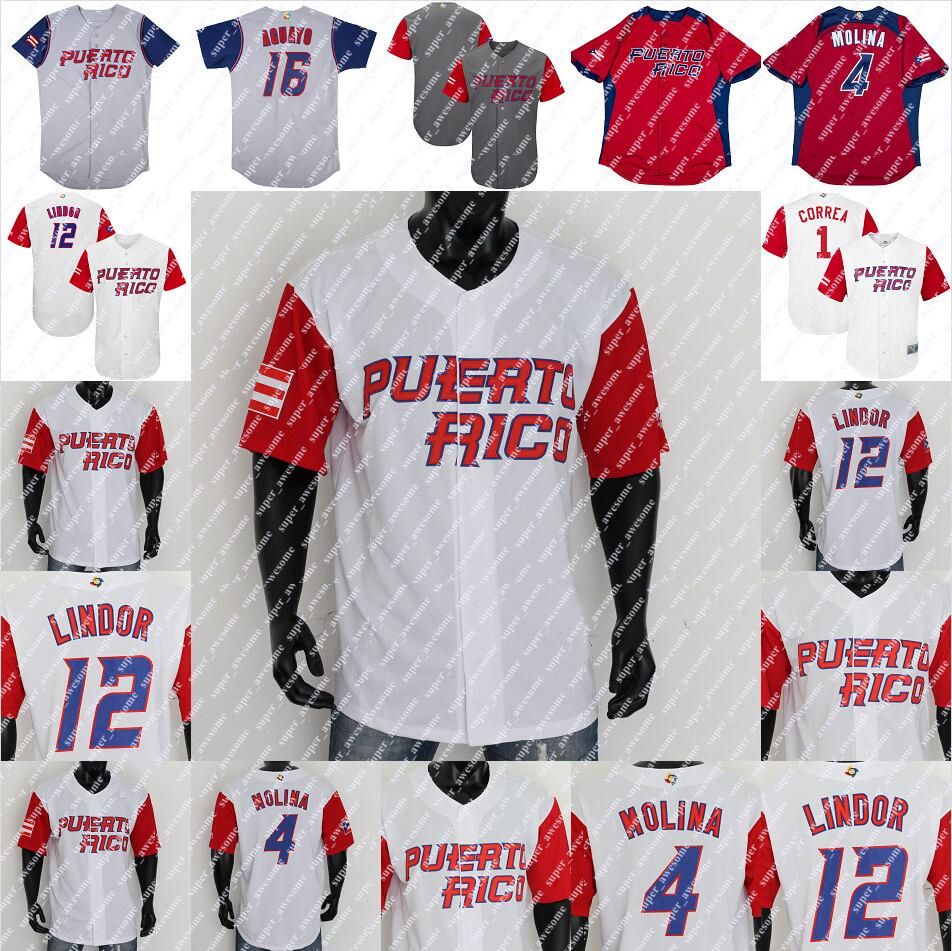 Classic Custom 2023 World Baseball Puerto Rico Baseball Jerse Seth Lugo Eddie Rosario Mj Melendez Vazquez Martin Maldonado Roberto Perez Emm, Red
Classic Custom 2023 World Baseball Puerto Rico Baseball Jerse Seth Lugo Eddie Rosario Mj Melendez Vazquez Martin Maldonado Roberto Perez Emm, Red