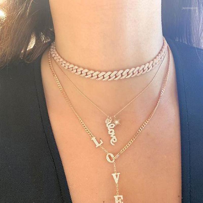 Chains Silver Color CZ Cuban Chain Choker Hip Hop 2 Row Iced Out Adjust Size Necklace For Women Jewelry 2023 Arrived
Chains Silver Color CZ Cuban Chain Choker Hip Hop 2 Row Iced Out Adjust Size Necklace For Women Jewelry 2023 Arrived