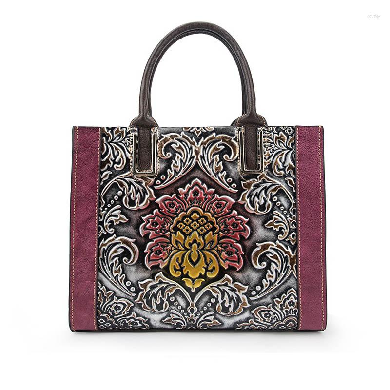 Evening Bags SUWERER Genuine Leather Women Handbags Real Cowhide Embossing Bag Luxury Designer Female, Brown
Evening Bags SUWERER Genuine Leather Women Handbags Real Cowhide Embossing Bag Luxury Designer Female, Brown
