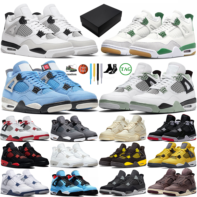 with box jumpmans retro 4 basketball shoes 4s women men military black cats seafoam pine green kaws oreos cool greys red thunder bred midnight navy reps j4 sneakers, #3
with box jumpmans retro 4 basketball shoes 4s women men military black cats seafoam pine green kaws oreos cool greys red thunder bred midnight navy reps j4 sneakers, #3