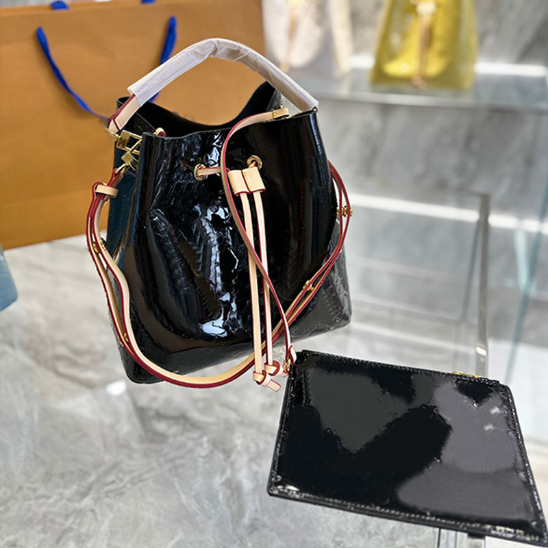 Paint Leather Bucket Bag Handbag Purse String Shoulder Bags Genuine Leather Classic Letter Print Removable Shoulder Strap Plain Crossbody Bags High Quality, Blue
Paint Leather Bucket Bag Handbag Purse String Shoulder Bags Genuine Leather Classic Letter Print Removable Shoulder Strap Plain Crossbody Bags High Quality, Blue