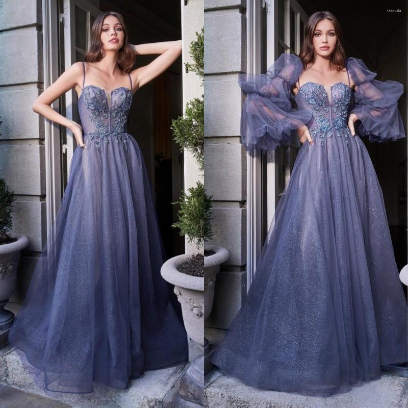 Party Dresses Fairy Fantasy Long Evening Spaghetti Straps Removable Puff Sleeve Prom Gowns Lace Glitter Princess Vestido De Novia, Sky blue
Party Dresses Fairy Fantasy Long Evening Spaghetti Straps Removable Puff Sleeve Prom Gowns Lace Glitter Princess Vestido De Novia, Sky blue