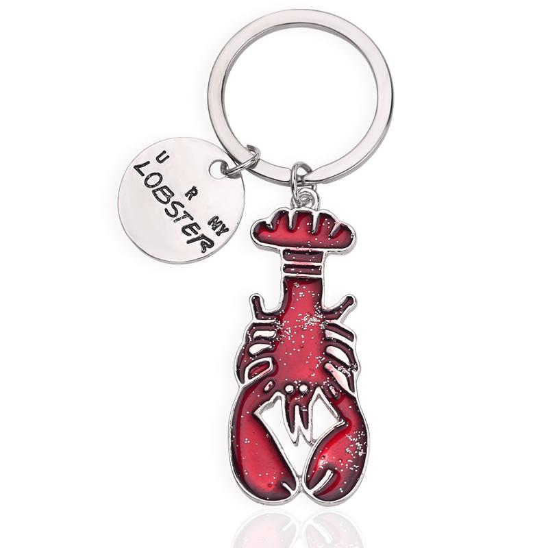 Keychains TV Show Friends You're My Lobster Key Chain Red Enamel Pendant Women Men Car Ring Friend Gift Jewelry
Keychains TV Show Friends You're My Lobster Key Chain Red Enamel Pendant Women Men Car Ring Friend Gift Jewelry