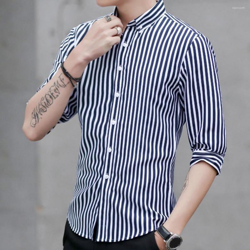 Men's Casual Shirts Business Shirt Fashion 3D Cutting Simple Vertical Striped Print Top Daily Clothing, Black
Men's Casual Shirts Business Shirt Fashion 3D Cutting Simple Vertical Striped Print Top Daily Clothing, Black