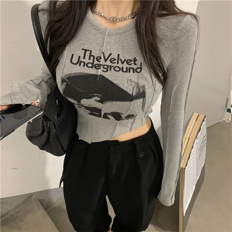 Women's T-Shirt hirigin Print Cropped Tops 90s Vintage Women Long Sleeve Skinny T-shirt Y2K Female Autumn Basice Tees Harajuku Streetwear 230316, Black
Women's T-Shirt hirigin Print Cropped Tops 90s Vintage Women Long Sleeve Skinny T-shirt Y2K Female Autumn Basice Tees Harajuku Streetwear 230316, Black