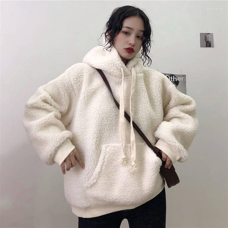 Women' Trench Coats Women Winter Lamb Wool Velvet Pullover Pure Color Plus Thickening Casual Loose Lantern Sleeve Women' Hoodie, Beige
Women' Trench Coats Women Winter Lamb Wool Velvet Pullover Pure Color Plus Thickening Casual Loose Lantern Sleeve Women' Hoodie, Beige
