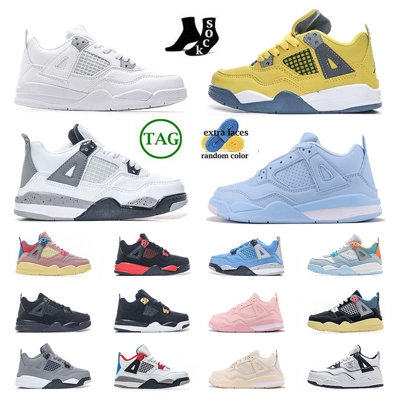Kid shoes 4s Children Preschool designer for young boy girls Union Sophomore Album Sail Royalty What The Bred Fire Red Toddler Pink Blue outdoor trainers, 1 (7)
Kid shoes 4s Children Preschool designer for young boy girls Union Sophomore Album Sail Royalty What The Bred Fire Red Toddler Pink Blue outdoor trainers, 1 (7)