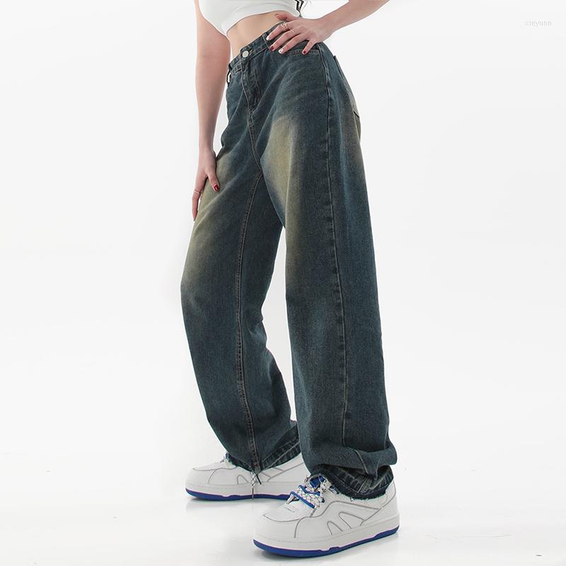 Women' Jeans Y2k Women Wide Leg Straight Versatile Vintage Washed Stretch Denim Long Pants Mid Rise Slim Baggy Streetwear Korean, Blue
Women' Jeans Y2k Women Wide Leg Straight Versatile Vintage Washed Stretch Denim Long Pants Mid Rise Slim Baggy Streetwear Korean, Blue