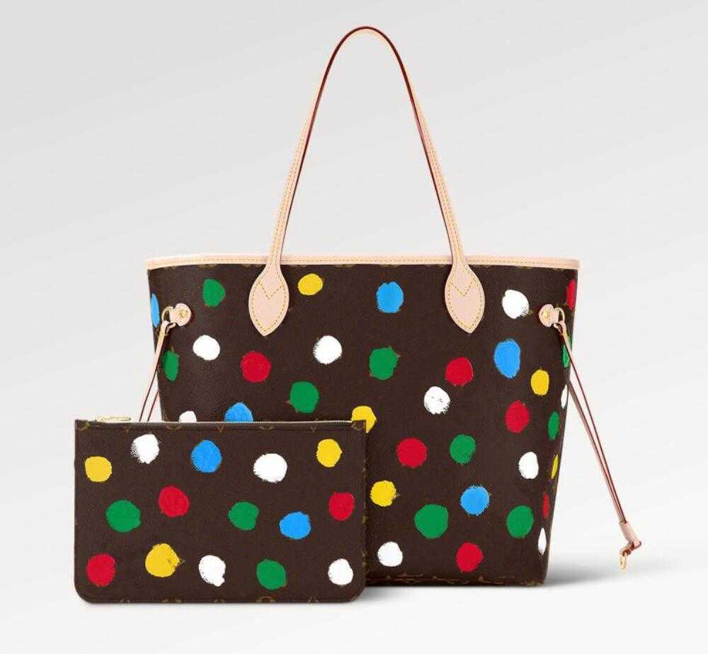 Luxury Realfine Bags YK Shopping MM Tote Momogran Canvas Designer 3D Painted Dots print Shoulder Handbags Purses For Women with Dust bag High quality M46381, Make up the difference
Luxury Realfine Bags YK Shopping MM Tote Momogran Canvas Designer 3D Painted Dots print Shoulder Handbags Purses For Women with Dust bag High quality M46381, Make up the difference