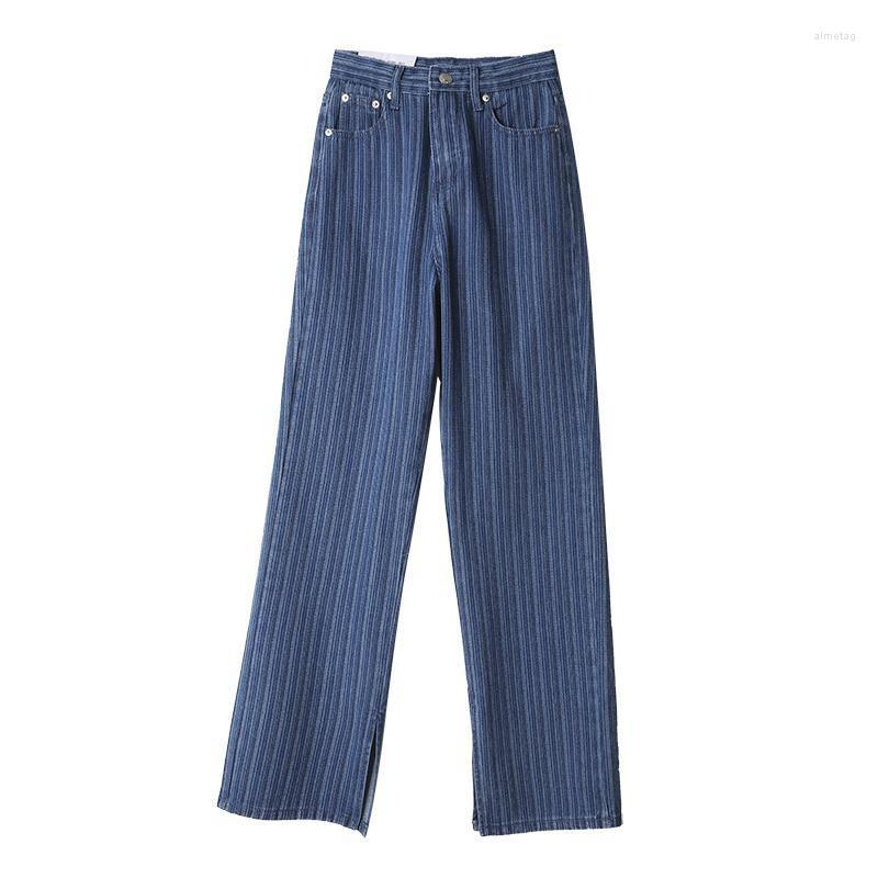 Women' Jeans High Waist Streetwear Baggy Women Retro Chic Korean Fashion Loose Straight Wide Leg Pants Striped Denim Trousers, Light blue
Women' Jeans High Waist Streetwear Baggy Women Retro Chic Korean Fashion Loose Straight Wide Leg Pants Striped Denim Trousers, Light blue