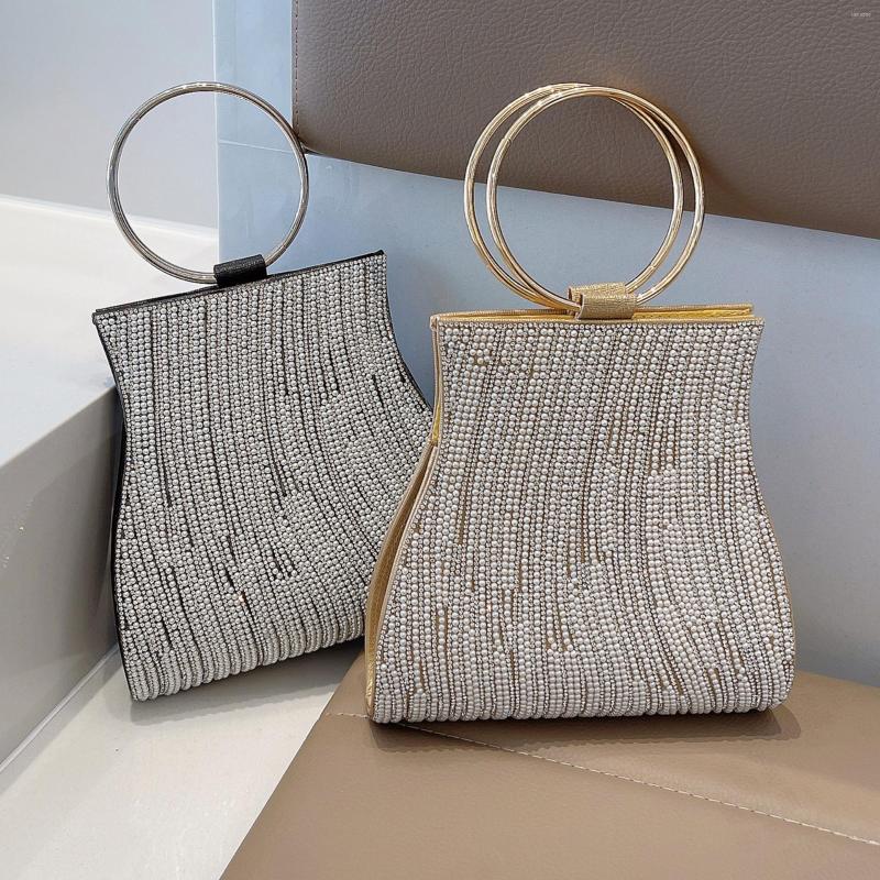 Evening Bags Fashion Diamond Pearl Women Handbag Party Bag Single Shoulder Diagonal, Black
Evening Bags Fashion Diamond Pearl Women Handbag Party Bag Single Shoulder Diagonal, Black