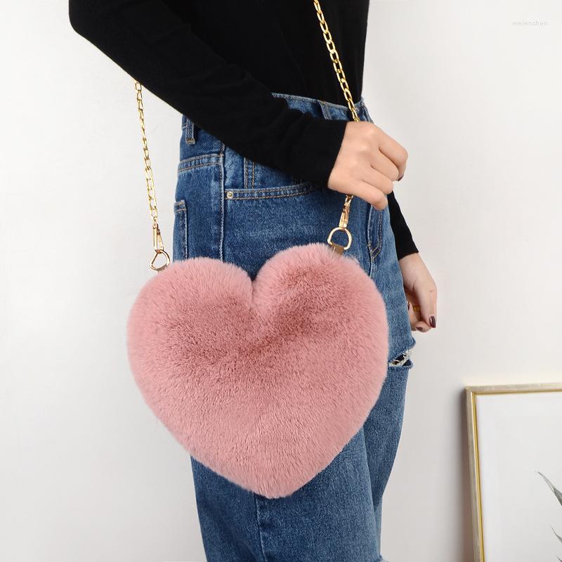 Evening Bags Faux Fur Fashion Sweet Heart Shaped Crossbody Bag For Women 2023 Wallet Purse Chain Shoulder Lady Girls Handbag, Black
Evening Bags Faux Fur Fashion Sweet Heart Shaped Crossbody Bag For Women 2023 Wallet Purse Chain Shoulder Lady Girls Handbag, Black