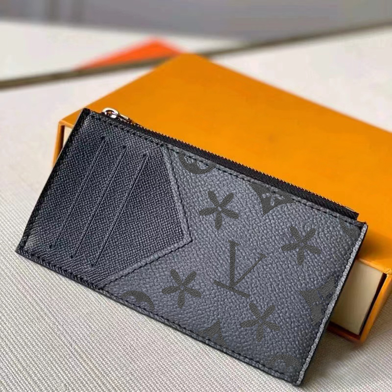 M30271 coin Card Holders Genuine Leather Wallet 4 card slots Holder Luxury Designers classic Men Zipper compartment Women's CardHolder flower long Wallets Key Purse, Damier ebene
M30271 coin Card Holders Genuine Leather Wallet 4 card slots Holder Luxury Designers classic Men Zipper compartment Women's CardHolder flower long Wallets Key Purse, Damier ebene