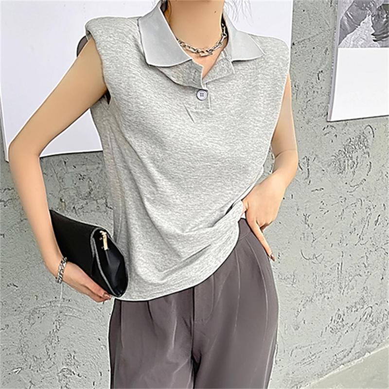 Women's T Shirts PLAMTEE Shoulders Pads T-Shirts Women Summer Short Sleeve 2023 Chic Lapel Solid OL Cotton Loose Casual Sleeveless Tees, Black
Women's T Shirts PLAMTEE Shoulders Pads T-Shirts Women Summer Short Sleeve 2023 Chic Lapel Solid OL Cotton Loose Casual Sleeveless Tees, Black