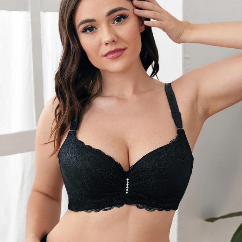 Bras Sexy Lace For Women Push Up Bralette Flower Padded Bra Underwire Plus Size Underwear Top 3/4 Cup B C D DD EBras, Light pink
Bras Sexy Lace For Women Push Up Bralette Flower Padded Bra Underwire Plus Size Underwear Top 3/4 Cup B C D DD EBras, Light pink