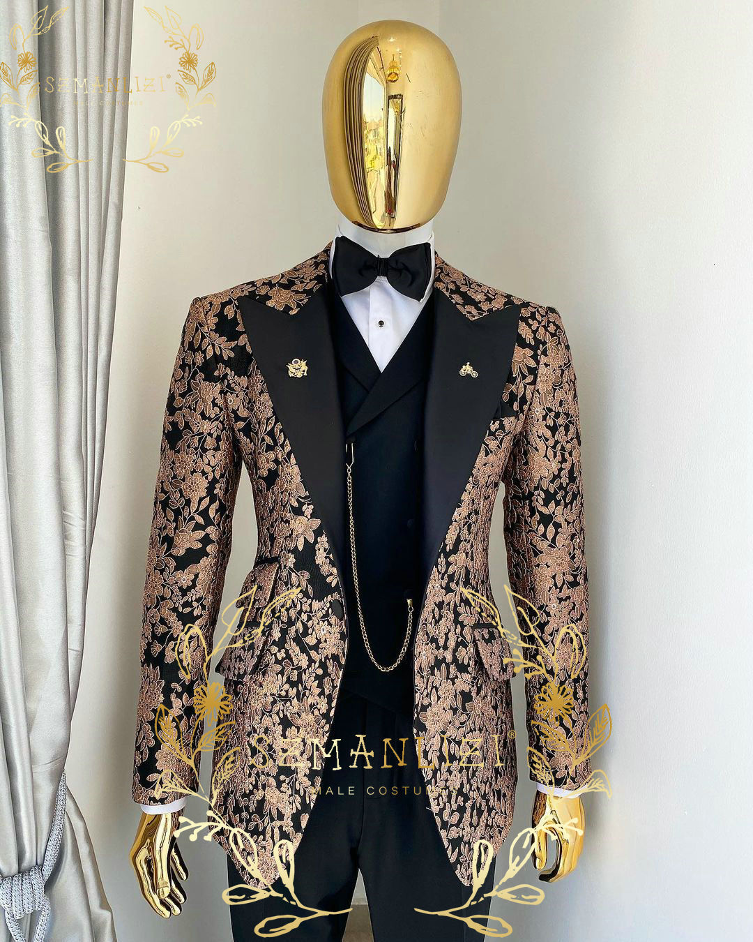 Men's Suits Blazers est Elegant Male Suits Peaked Lapel Costume Homme Luxury Jacquard Groom Wedding Party Prom Suits Tuxedos 3 Pieces Sets 230316, Khaki
Men's Suits Blazers est Elegant Male Suits Peaked Lapel Costume Homme Luxury Jacquard Groom Wedding Party Prom Suits Tuxedos 3 Pieces Sets 230316, Khaki