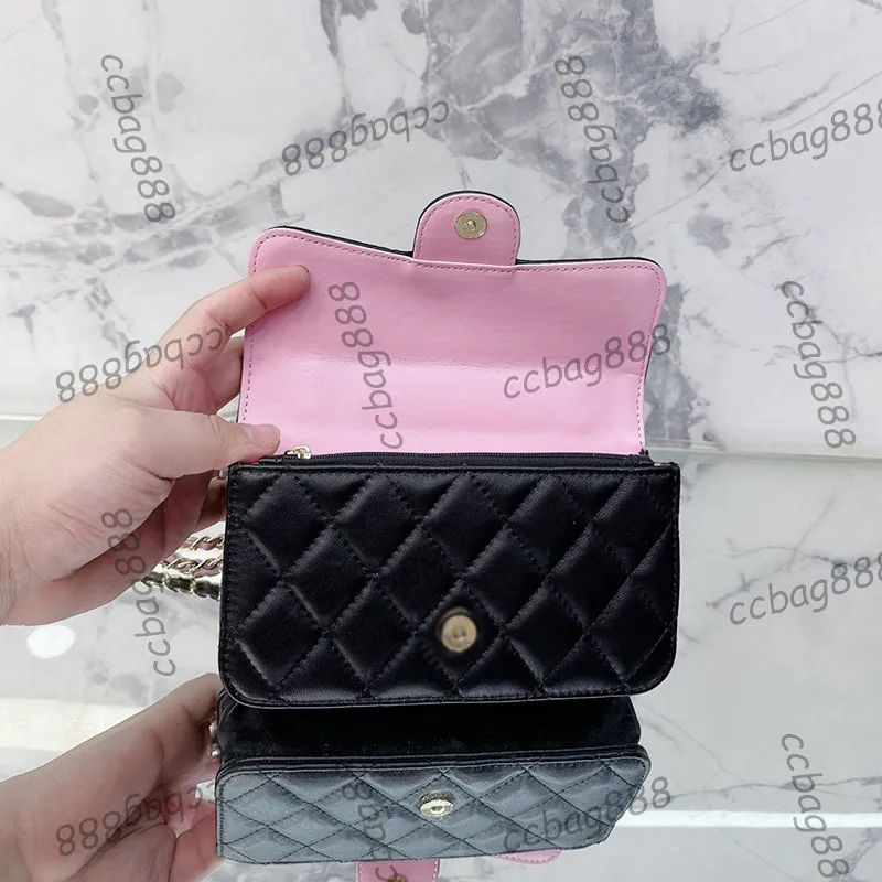 Womens Designer Classic Mini Flap Quilted Bags Lambskin Two-tone Lambskin Top Handle Totes Gold Matel Hardware Matelasse Chain Crossbody Shoulder Handbags 20CM, Black 
Womens Designer Classic Mini Flap Quilted Bags Lambskin Two-tone Lambskin Top Handle Totes Gold Matel Hardware Matelasse Chain Crossbody Shoulder Handbags 20CM, Black