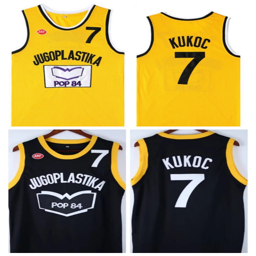 Custom kid Basketball Jerseys Toni Kukoc #7 JUGOPLASTIKA POP 84 YUGOSLAVIA Black Retro Basketball Jerseys Mens Stitched any size number team -5XL, 01
Custom kid Basketball Jerseys Toni Kukoc #7 JUGOPLASTIKA POP 84 YUGOSLAVIA Black Retro Basketball Jerseys Mens Stitched any size number team -5XL, 01