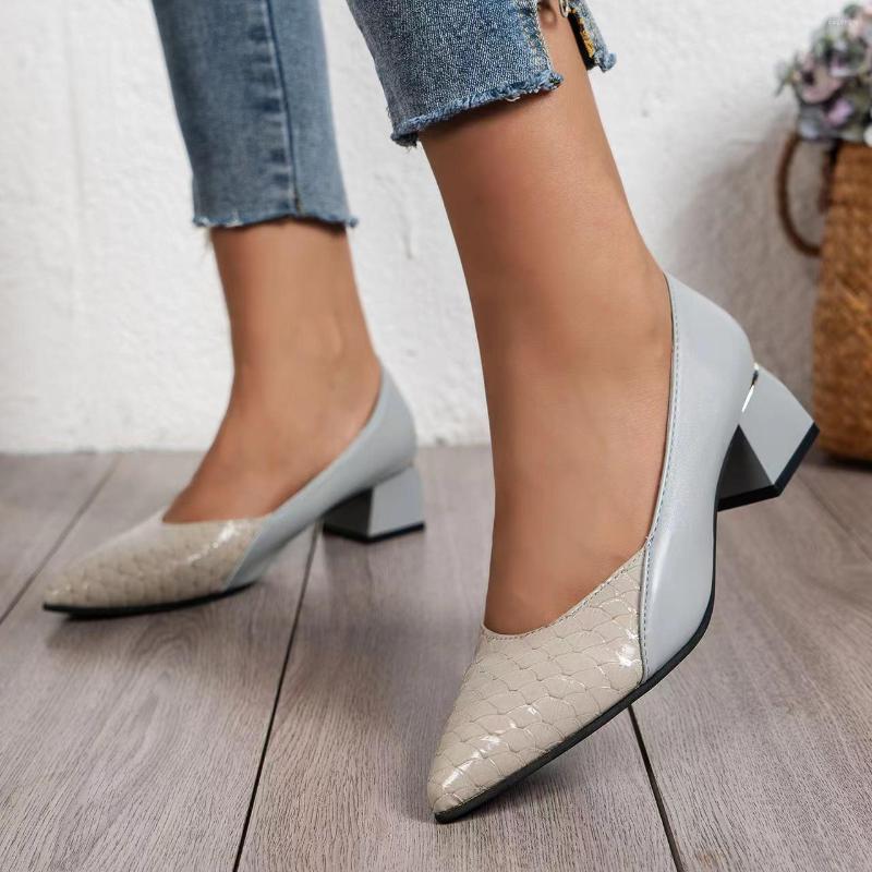 Dress Shoes Woman Pumps High Heels Women's Pointed Toe Shallow Mouth Thick Heel For Women Spring And Autumn Fashion 2023, Blue
Dress Shoes Woman Pumps High Heels Women's Pointed Toe Shallow Mouth Thick Heel For Women Spring And Autumn Fashion 2023, Blue