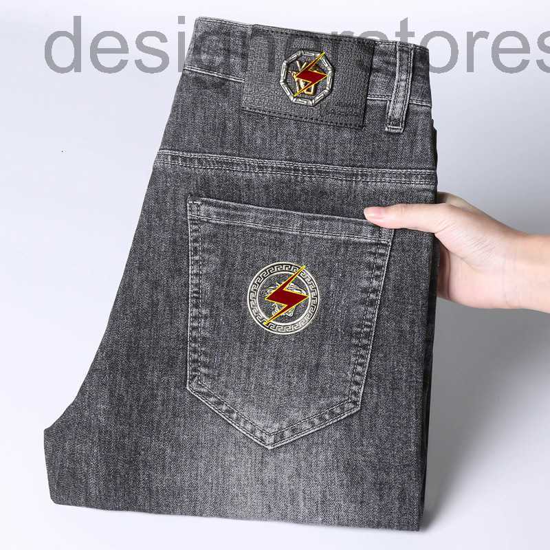 Men's Jeans Designer Thin dark gray jeans men's leggings slim embroidered trousers HA1Q
Men's Jeans Designer Thin dark gray jeans men's leggings slim embroidered trousers HA1Q