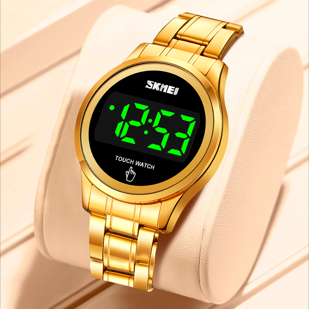 Women's Watches SKMEI Brand Women Fashion Touch Screen LED Digital Wristwatches Waterproof Ladies Girls Gold Clock relogio feminino 230314
Women's Watches SKMEI Brand Women Fashion Touch Screen LED Digital Wristwatches Waterproof Ladies Girls Gold Clock relogio feminino 230314