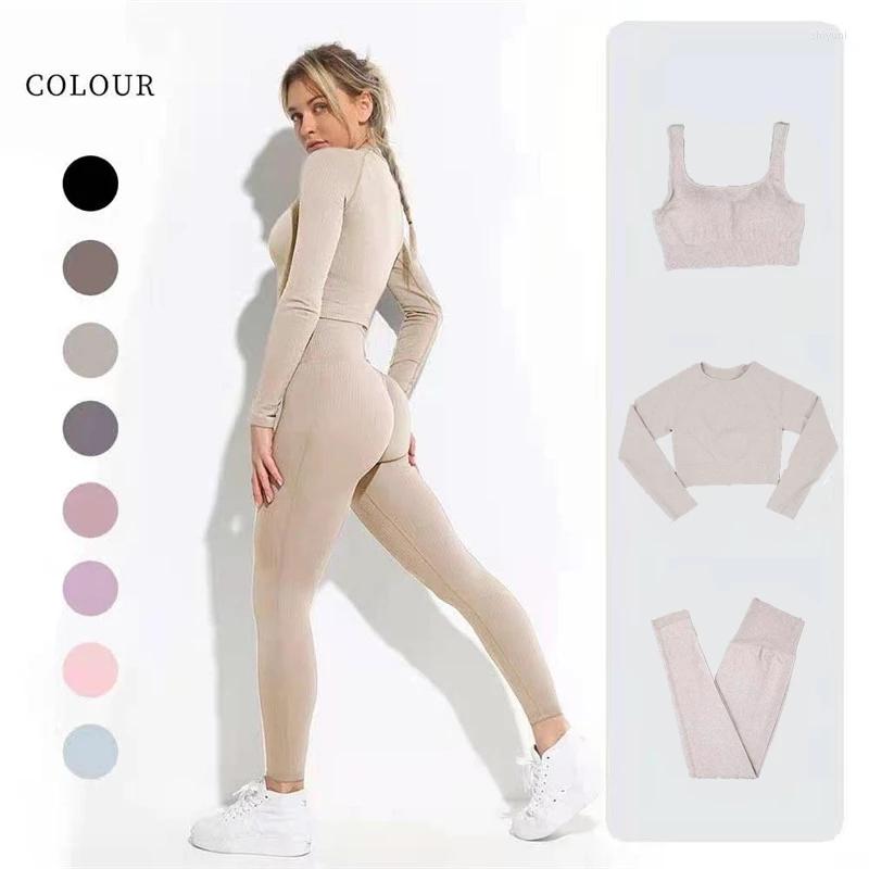 Active Sets Seamless Yoga Set Women Fitness Clothing Gym Female Sportswear High Waist Leggings Sports Suits Long Sleeve Workout Clothes, Brapants khaki
Active Sets Seamless Yoga Set Women Fitness Clothing Gym Female Sportswear High Waist Leggings Sports Suits Long Sleeve Workout Clothes, Brapants khaki