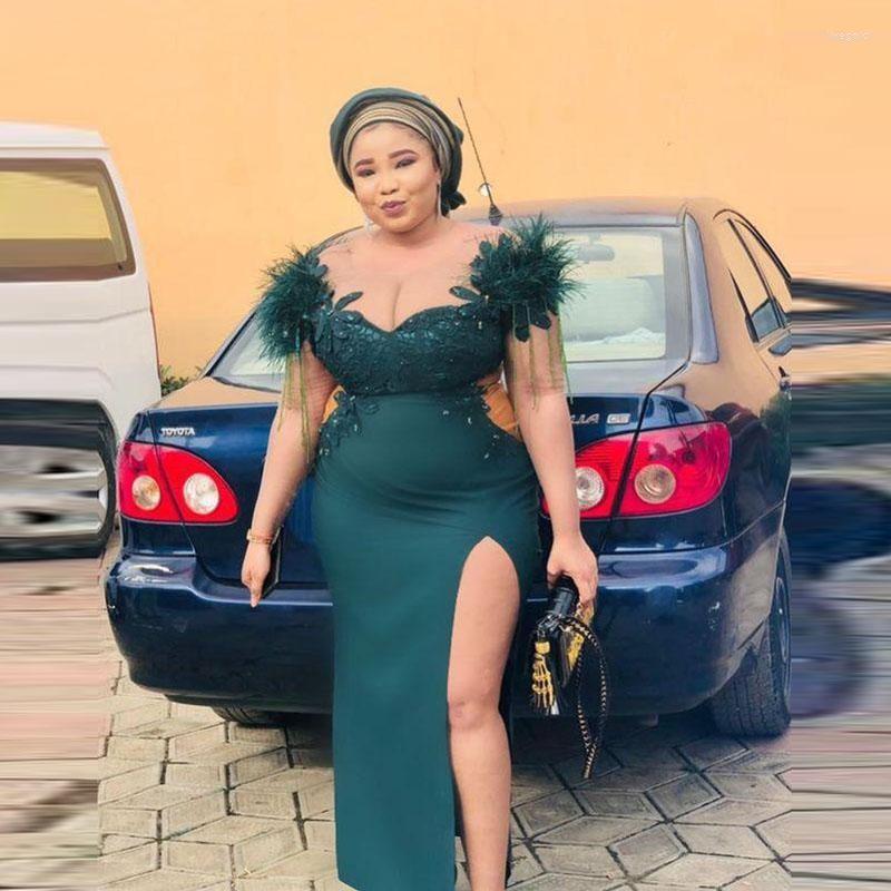 Party Dresses Dark Green Feather Off The Shoulder Prom Aso Ebi Plus Size Mermaid Eveing Gowns Sexy High Split Dress 2023, White
Party Dresses Dark Green Feather Off The Shoulder Prom Aso Ebi Plus Size Mermaid Eveing Gowns Sexy High Split Dress 2023, White