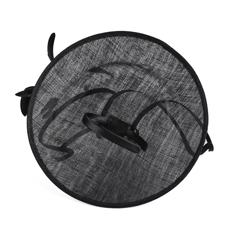 Stingy Brim Hats Ladies Fascinators Millinery Party Wedding Sinamay Wide Fedora Headpiece Church Hair Accessories 230314