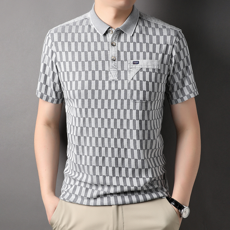 Men's Polos MLSHP Cotton Golf Men's Polo Shirts Luxury Summer Short Sleeve Allover Printed Male T-shirts Fashion Smart Casual Slim Man Tees 230316, Green
Men's Polos MLSHP Cotton Golf Men's Polo Shirts Luxury Summer Short Sleeve Allover Printed Male T-shirts Fashion Smart Casual Slim Man Tees 230316, Green