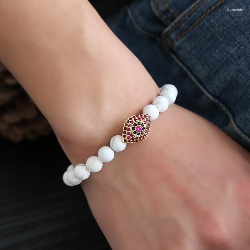 Strand 8mm Fashion Women Amazonite Pumice Stones Beads Bracelet Simple Copper Micro Inset Zircon Elastic Bangle For Charm Jewelry
Strand 8mm Fashion Women Amazonite Pumice Stones Beads Bracelet Simple Copper Micro Inset Zircon Elastic Bangle For Charm Jewelry