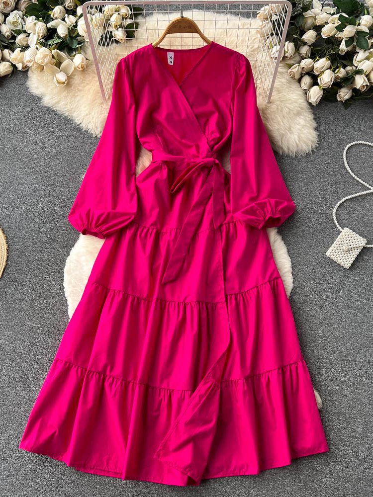Casual Dresses Aibeautyer Casual Summer Solid Slim Full Lady Dress A Line Chiffon Puff Sleeve Pullover Mid-Calf High Waist Women Dresses 230316, Green
Casual Dresses Aibeautyer Casual Summer Solid Slim Full Lady Dress A Line Chiffon Puff Sleeve Pullover Mid-Calf High Waist Women Dresses 230316, Green