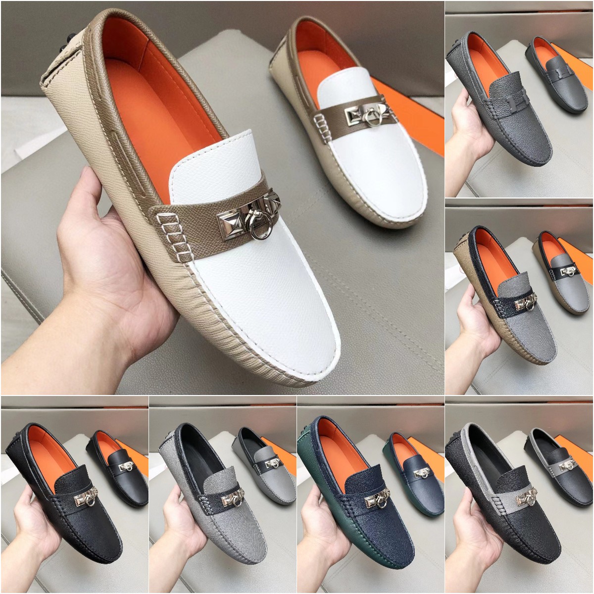 CQ 17MODEL Fashion Designer Luxury Casual Shoes Summer Men's Slip on New Sapatos Masculino Erkek Loafers Moccasin Black One-step Shoes Breathable Custom 38-45, Color8
CQ 17MODEL Fashion Designer Luxury Casual Shoes Summer Men's Slip on New Sapatos Masculino Erkek Loafers Moccasin Black One-step Shoes Breathable Custom 38-45, Color8