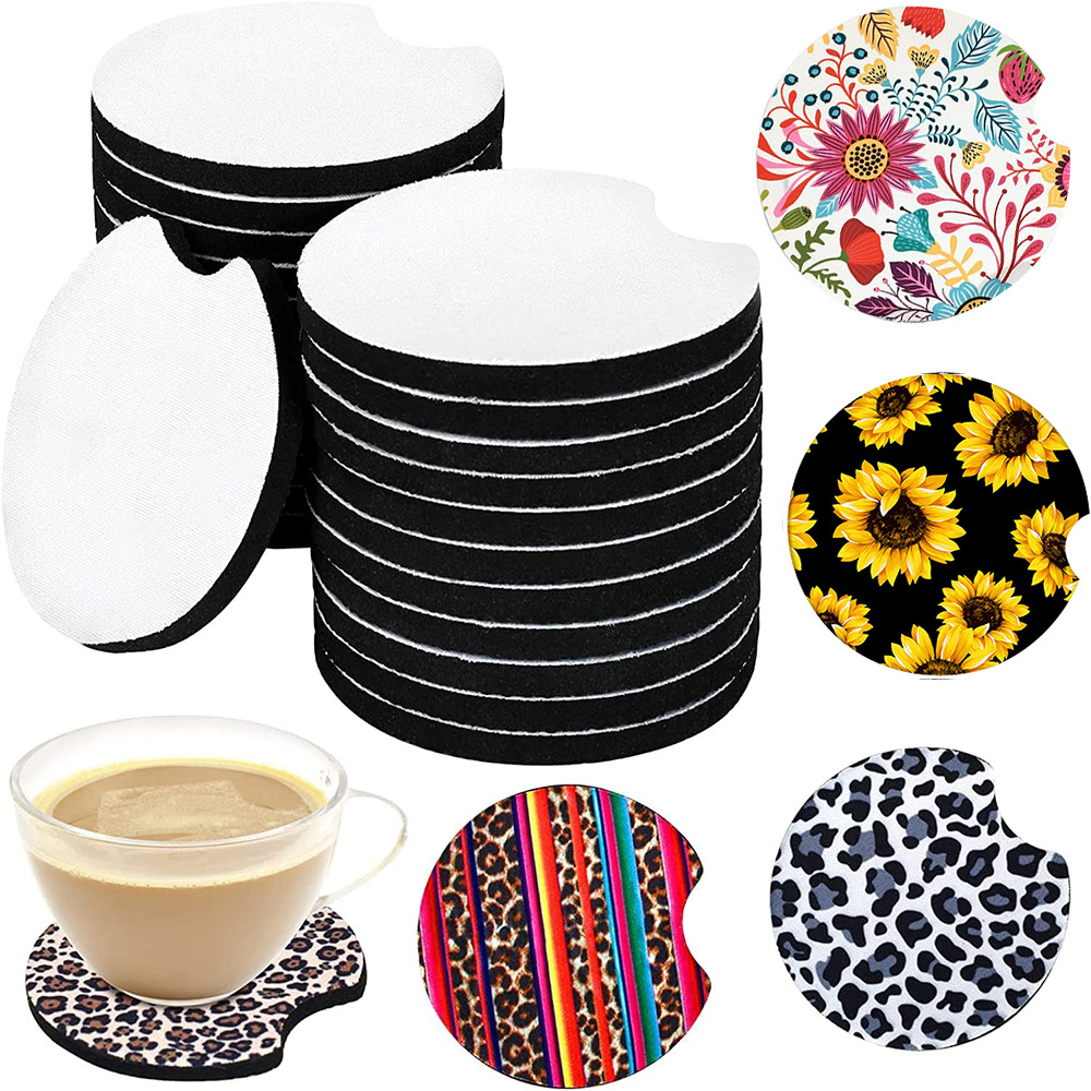 Sublimation Blanks Neoprene Car Coasters Pads Drink Cup Holder Coasters Cups Mugs Mat Contrast Home Decor Accessories dh5499
Sublimation Blanks Neoprene Car Coasters Pads Drink Cup Holder Coasters Cups Mugs Mat Contrast Home Decor Accessories dh5499