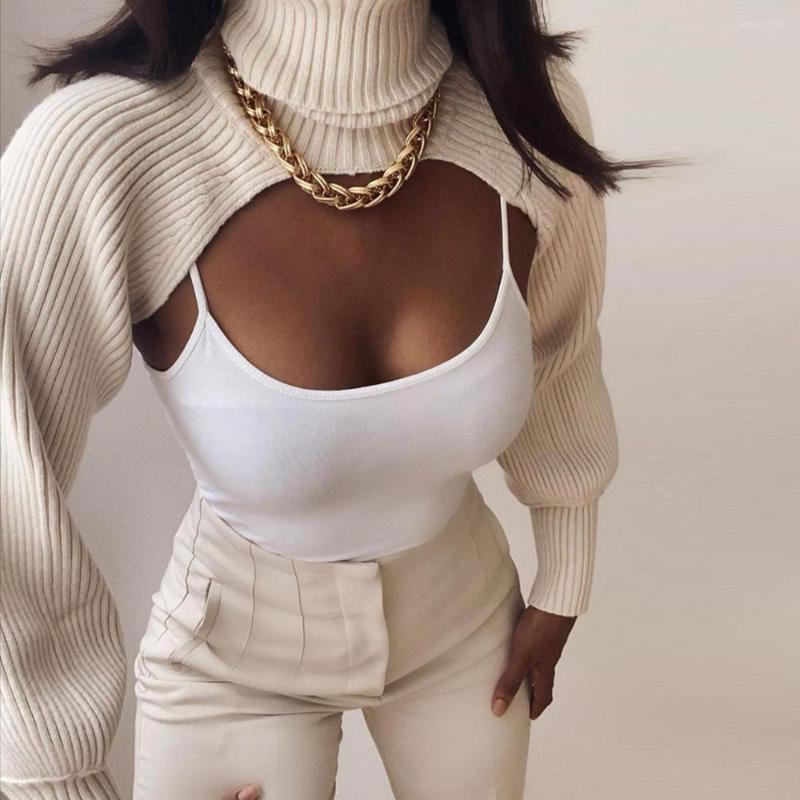 Womens Sweaters Fashion Streetwear Casual Autumn Winter Turtleneck Cut Out Sweater Women Long Sleeve Pullover Tops Crop Sexy Knitwear
