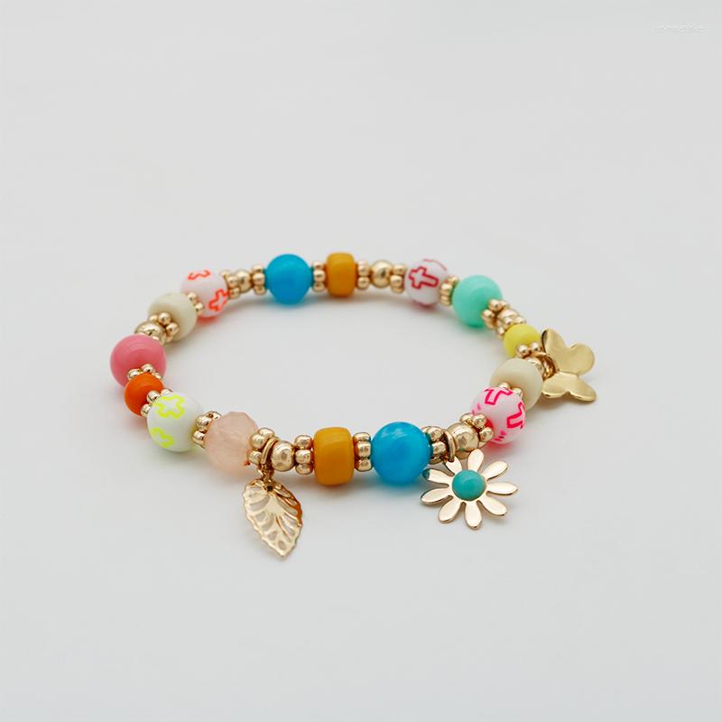 Strand Arrival Bohemia Beaded Bracelet For Women Multicolor Adjustable Flower Butterfly Leaf Fashion Styles Cute Girls 2023 A088
Strand Arrival Bohemia Beaded Bracelet For Women Multicolor Adjustable Flower Butterfly Leaf Fashion Styles Cute Girls 2023 A088