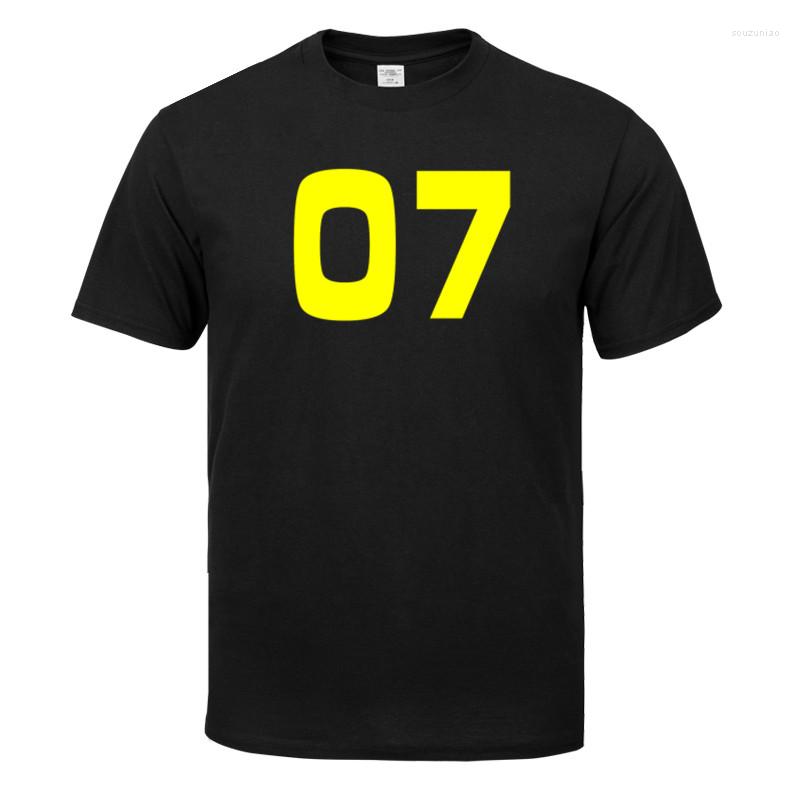 Men's T Shirts High Quality Digit 07 Print Men Shirt Cotton Casual Funny T-shirt O-neck Tops Clothes Tee, Black
Men's T Shirts High Quality Digit 07 Print Men Shirt Cotton Casual Funny T-shirt O-neck Tops Clothes Tee, Black