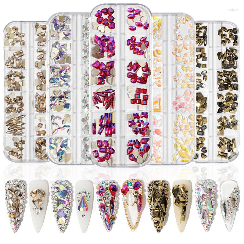 Nail Art Decorations Flat Bottom Diamond Decoration 12 Grid Set Boxed Stained Glass Ladies Daily DIY
Nail Art Decorations Flat Bottom Diamond Decoration 12 Grid Set Boxed Stained Glass Ladies Daily DIY