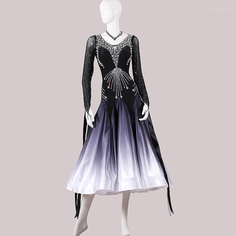Stage Wear 2023 High-end Modern Dance Competition Skirts Women Ballroom Dress Big Swing Waltz Dancing Costumes TXH-MQN38, Black
Stage Wear 2023 High-end Modern Dance Competition Skirts Women Ballroom Dress Big Swing Waltz Dancing Costumes TXH-MQN38, Black