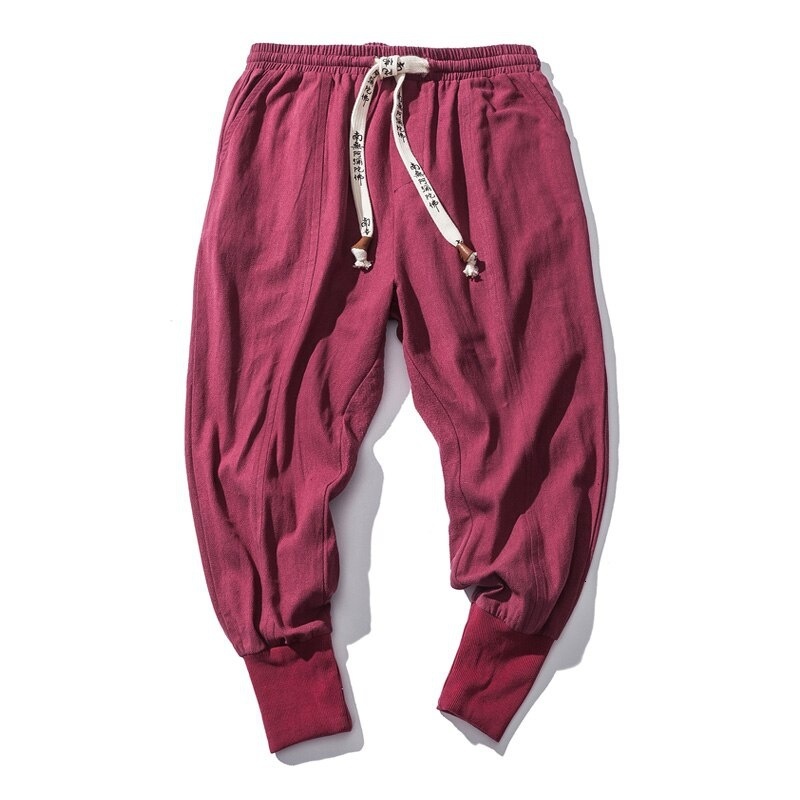 Men's Pants Spring Streetwear Men Harem Pants Casual Cotton Linen Trousers Korean Style Man Jogger Pants Baggy Pants Men 230316, Black
Men's Pants Spring Streetwear Men Harem Pants Casual Cotton Linen Trousers Korean Style Man Jogger Pants Baggy Pants Men 230316, Black