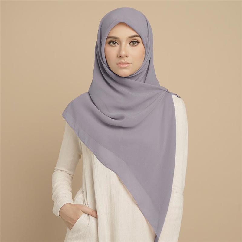 Ethnic Clothing 110cm Square Chiffon Hijab Scarf Women Solid Color Muslim Soft Head Islamic Shawls And Wraps Headband Musulman ScarvesEthnic
Ethnic Clothing 110cm Square Chiffon Hijab Scarf Women Solid Color Muslim Soft Head Islamic Shawls And Wraps Headband Musulman ScarvesEthnic