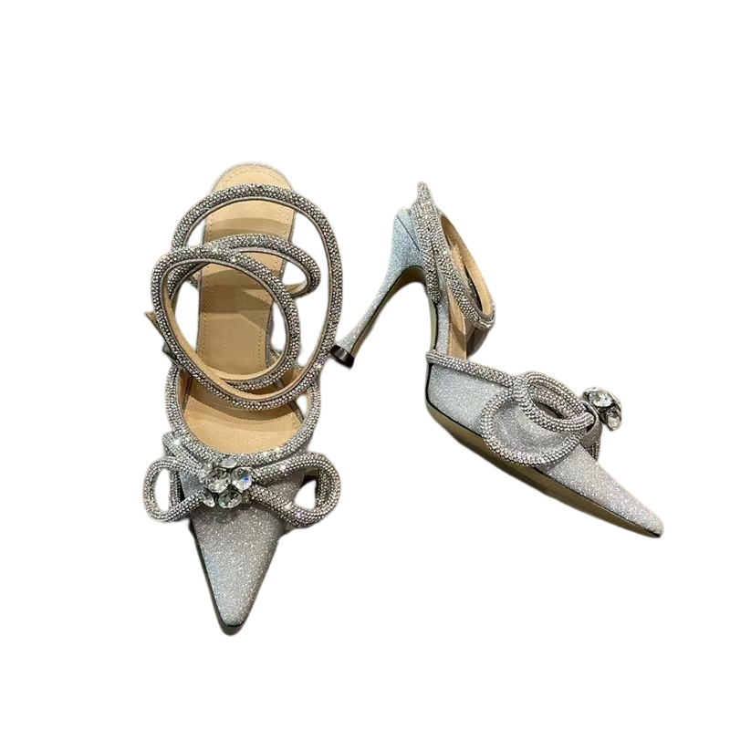 Mach Dress Shoes With a box Glitter Bowties Pumps Crystal Embellished rhinestone Evening shoes mach spool Heels sandals women Luxury heeled
Mach Dress Shoes With a box Glitter Bowties Pumps Crystal Embellished rhinestone Evening shoes mach spool Heels sandals women Luxury heeled