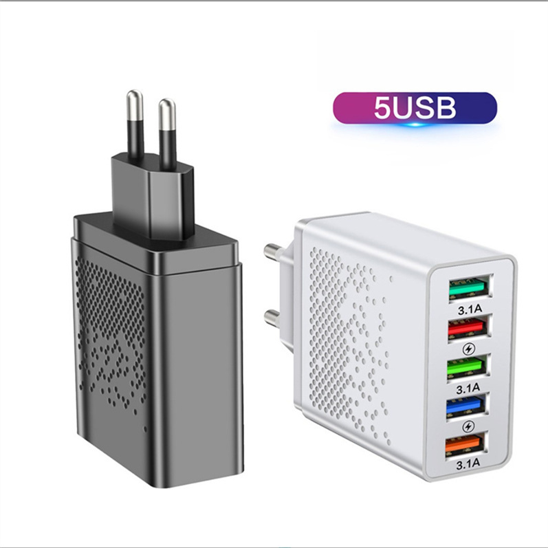 5 Ports 66W USB Charger Usb audio adapter Wall Adapter Fast Charger For Phone Charging For iphone Samsung Xiaomi Tablet Quick Mobile Charger QC3.0 Wholesale
5 Ports 66W USB Charger Usb audio adapter Wall Adapter Fast Charger For Phone Charging For iphone Samsung Xiaomi Tablet Quick Mobile Charger QC3.0 Wholesale
