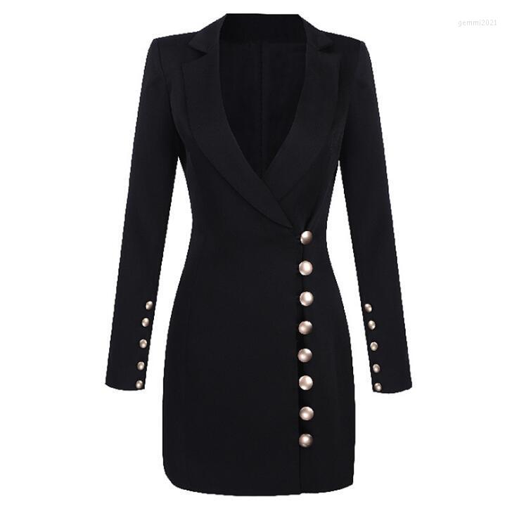 Women' Suits Women' Dresses Long Sleeve Double Breasted Notched Collar Dress Slim Blazer Casual Button Belt Solid Color Mini, Black
Women' Suits Women' Dresses Long Sleeve Double Breasted Notched Collar Dress Slim Blazer Casual Button Belt Solid Color Mini, Black