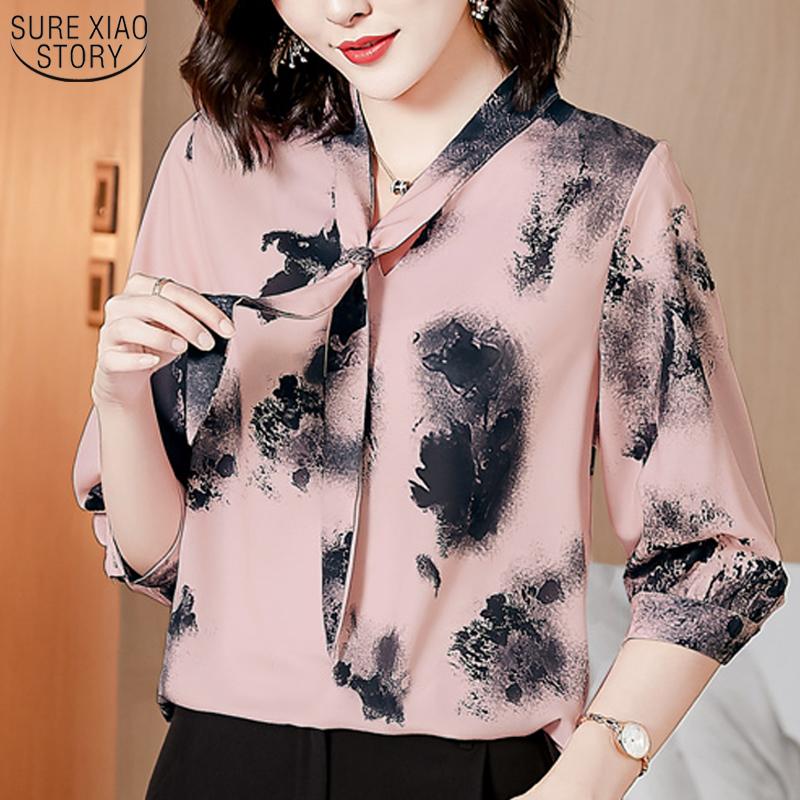 Women's Blouses & Shirts Printed Office Lady Blouse Korean Fashion Short Sleeve Silk Shirt Women Blusas Mujer De Moda 2023 Summer Female Top, Pink
Women's Blouses & Shirts Printed Office Lady Blouse Korean Fashion Short Sleeve Silk Shirt Women Blusas Mujer De Moda 2023 Summer Female Top, Pink