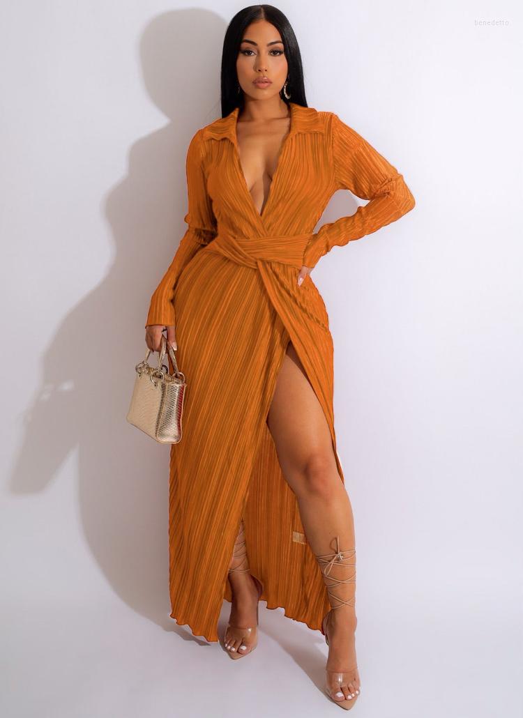 Casual Dresses WUHE Elegant Pleated Solid High Slit Evening Women Long Maxi Dress 2023 Autumn Sexy Deep V Neck Night Club Party Vestidos, Black
Casual Dresses WUHE Elegant Pleated Solid High Slit Evening Women Long Maxi Dress 2023 Autumn Sexy Deep V Neck Night Club Party Vestidos, Black