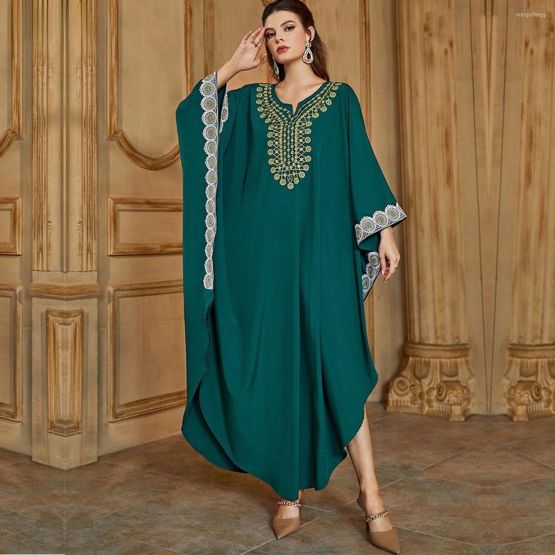 Ethnic Clothing Luxury Muslim Modest Dress For Women Ramadan Arabic Kaftan Robe Eid Jalabiya Marocain Clothes Islamic Dubai Abaya Turkey