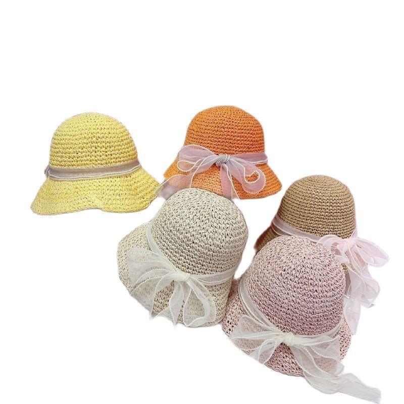 Wide Brim Hats Spring Summer Children's Solid Casual Bow Straw Hat Girls Seaside Beach Vacation Travel Breathable Sunscreen Sun Cap, 02
Wide Brim Hats Spring Summer Children's Solid Casual Bow Straw Hat Girls Seaside Beach Vacation Travel Breathable Sunscreen Sun Cap, 02