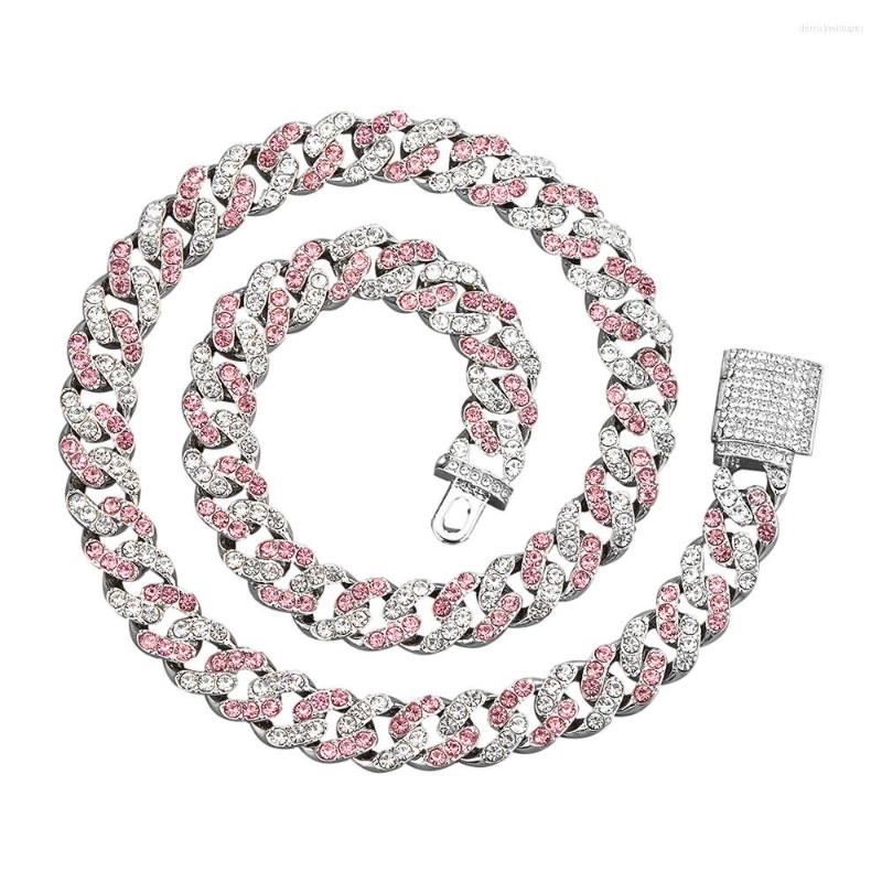 Chains Colorful Enamel Rhinestone Cuban Link Chain Necklace Bracelets Hip Hop Punk Curb Crystal Jewelry Gifts For Women And Men
Chains Colorful Enamel Rhinestone Cuban Link Chain Necklace Bracelets Hip Hop Punk Curb Crystal Jewelry Gifts For Women And Men